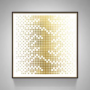 現(xiàn)代簡(jiǎn)約客廳裝飾畫 抽象風(fēng)格臥室床頭掛畫  晶瓷畫 金色年華