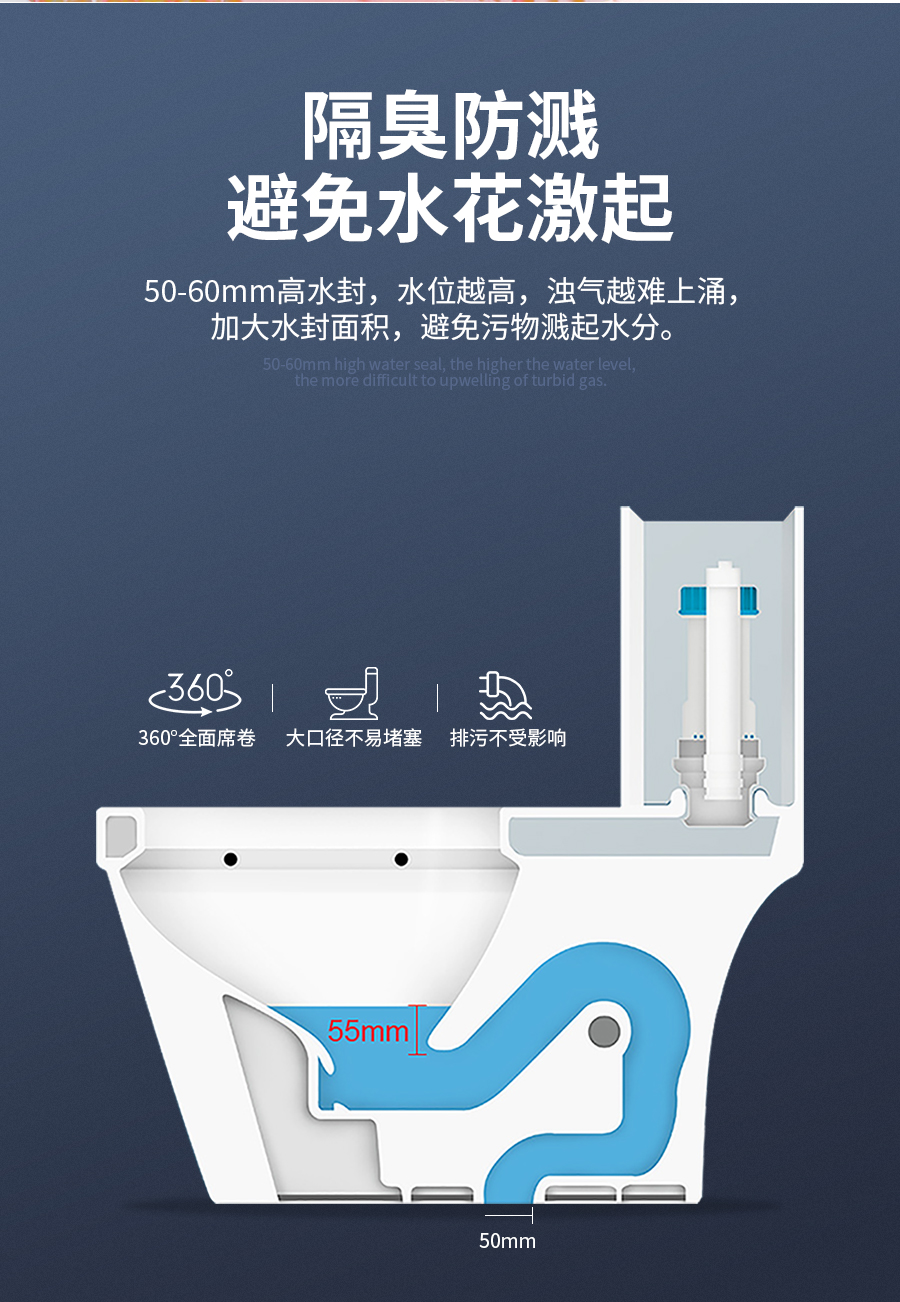 GOHGOH馬桶 陶瓷坐便器 虹吸式馬桶K-93