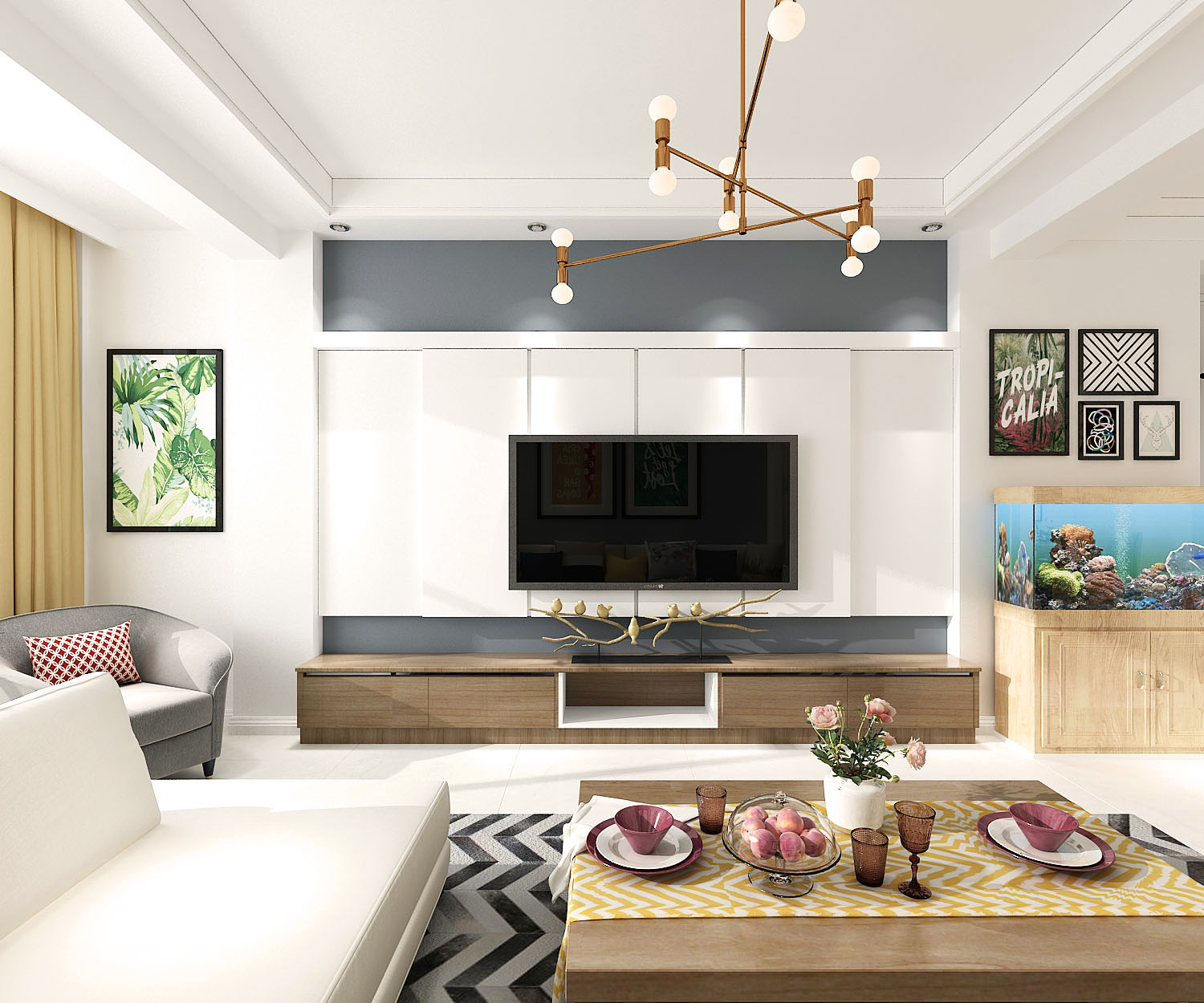 遼陽(yáng)裝修公司 簡(jiǎn)約家裝案例賞析