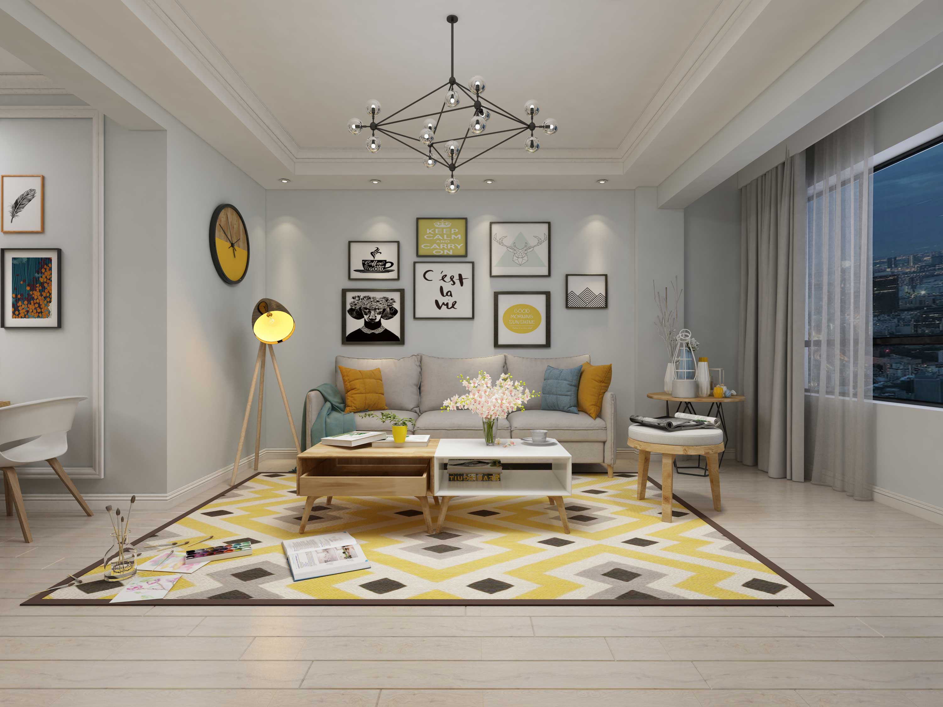 遼陽現(xiàn)代簡約風格裝修案例欣賞