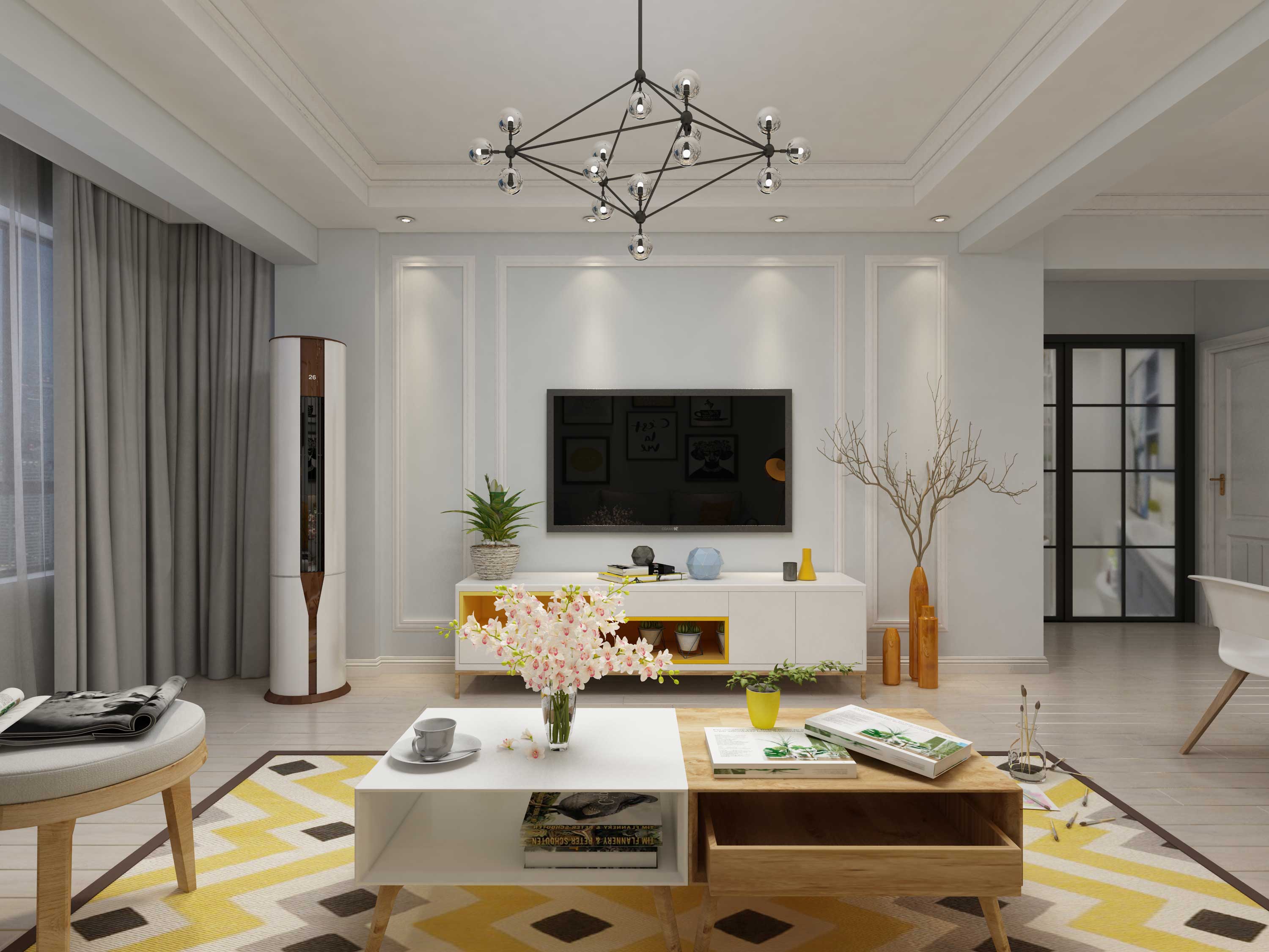 遼陽現(xiàn)代簡約風格裝修案例欣賞