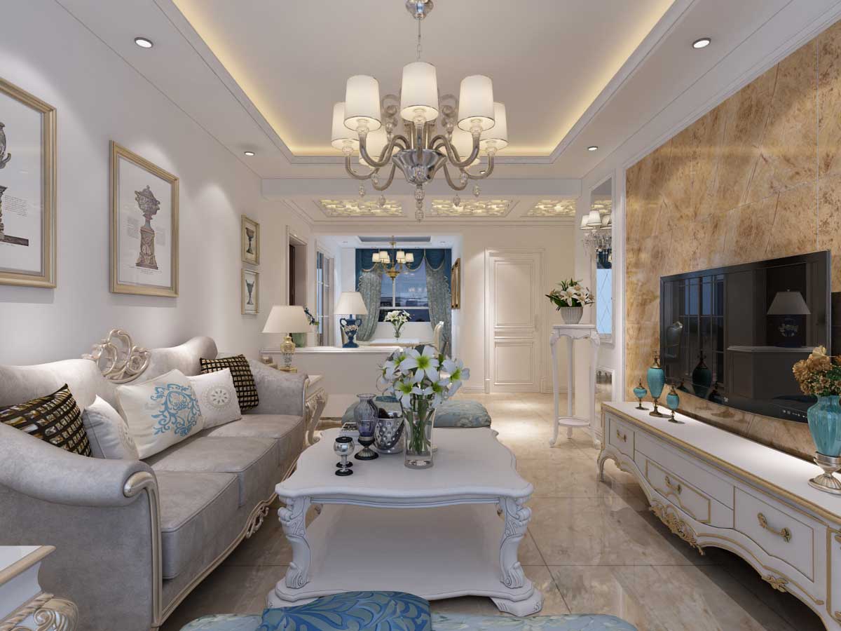 遼陽裝修公司簡歐風(fēng)格裝修案例欣賞