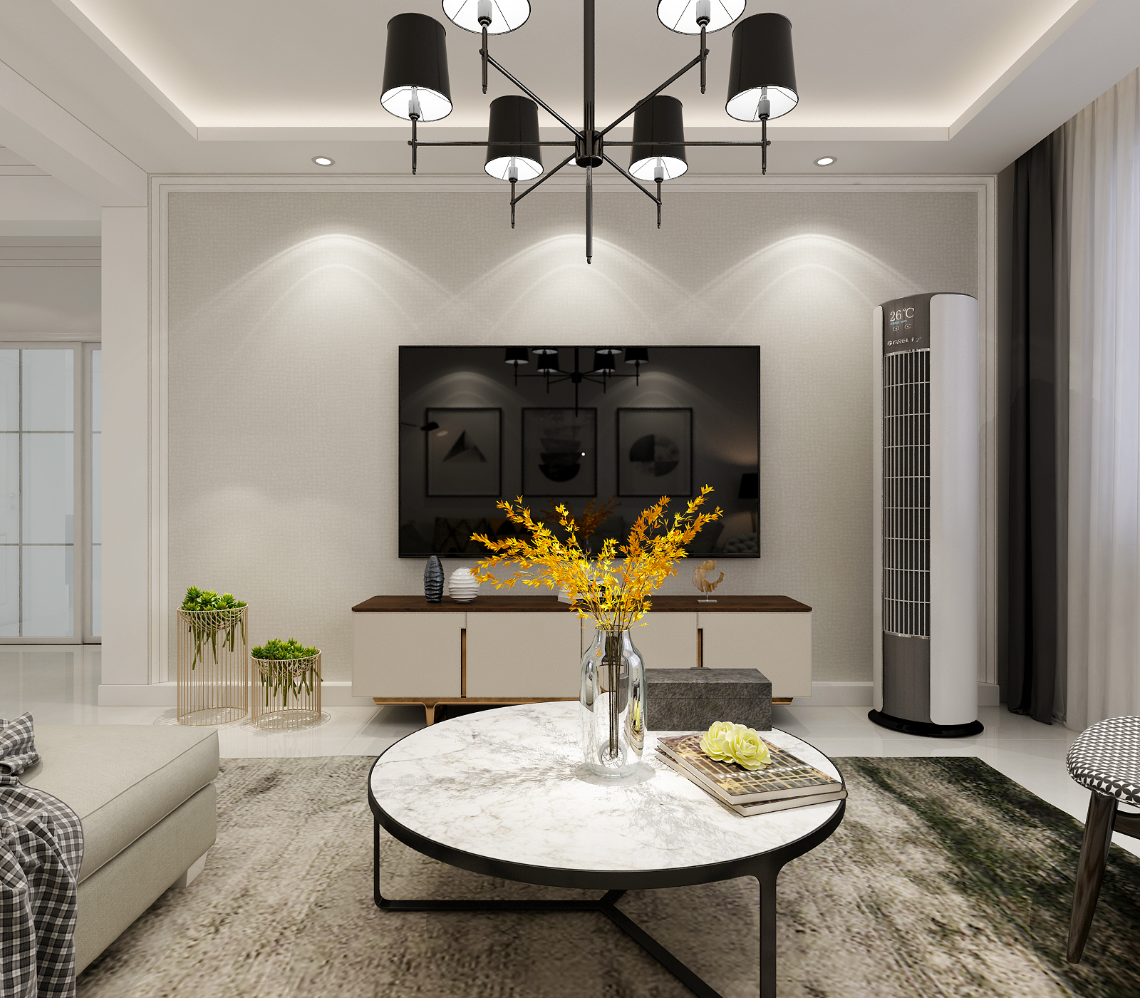 遼陽裝修公司第一城案例裝修效果賞析