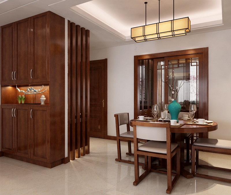 遼陽中式現(xiàn)代風裝修效果