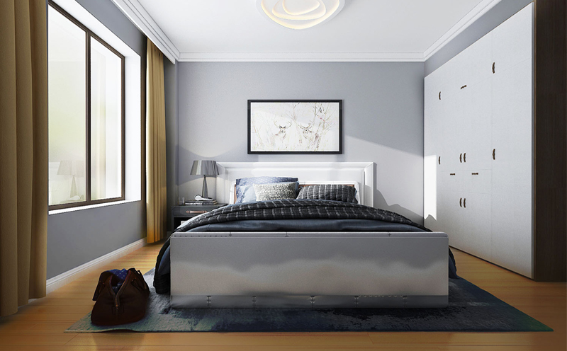 開放式臥室裝修要點,淡遠家居馬